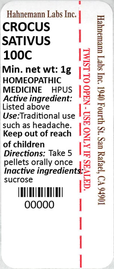 Crocus Sativus 100C 1g - Crocus Sativus 100C 1g